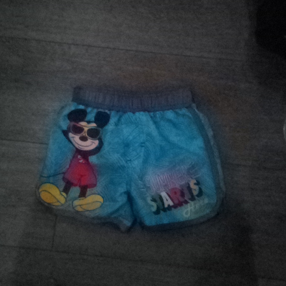 Mickey Mouse swim trunks